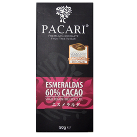 エスメラルダ　60％　チョコレートバー
